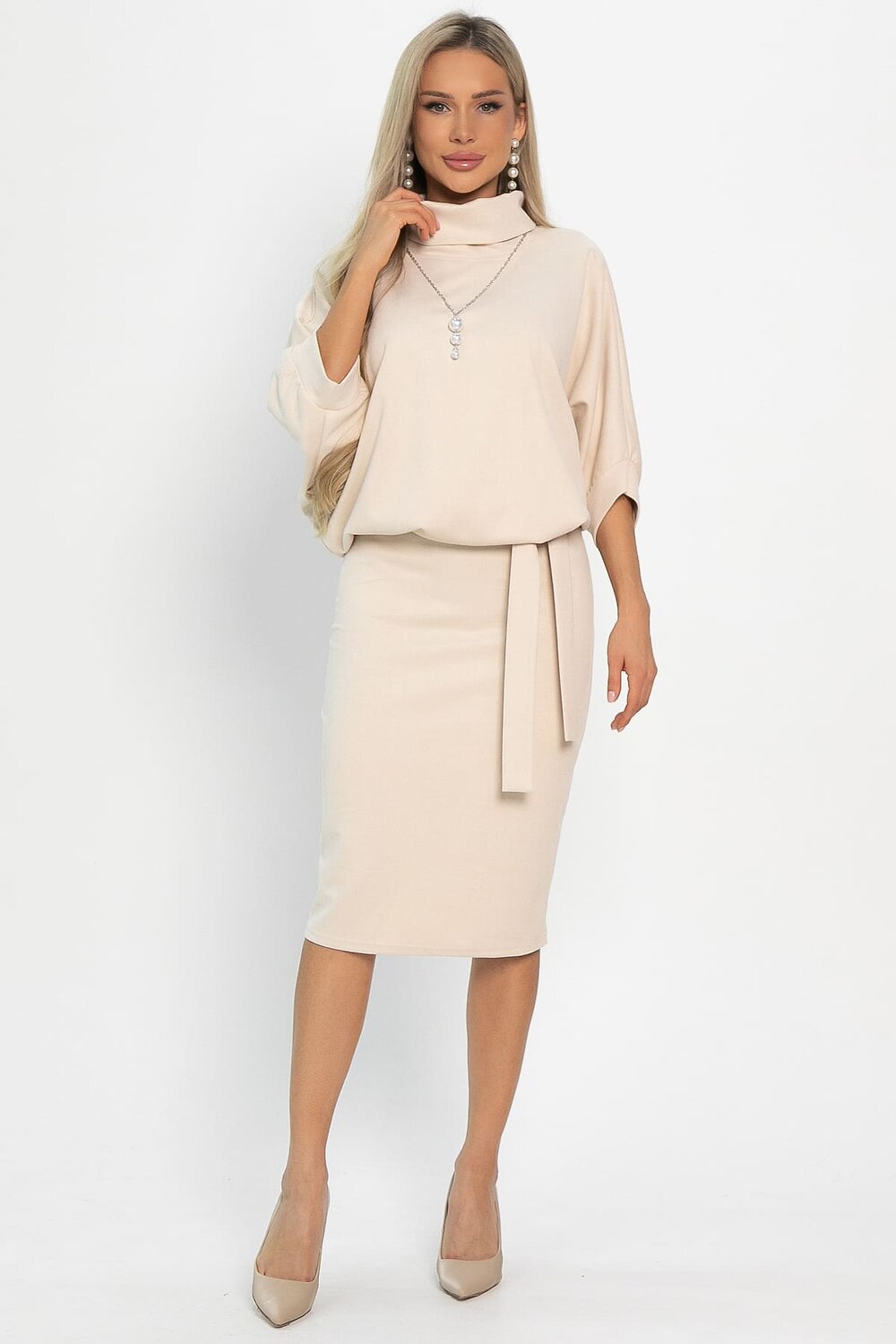 LT Collection Платье 572859 П14911-12М молочный