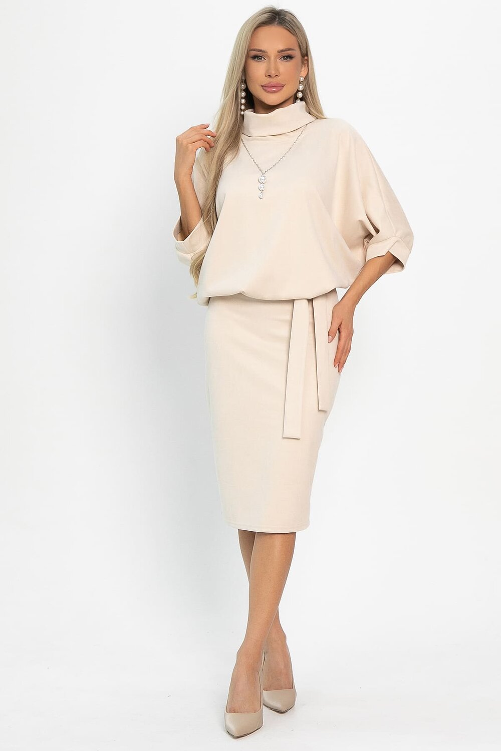 LT Collection Платье 572859 П14911-12М молочный