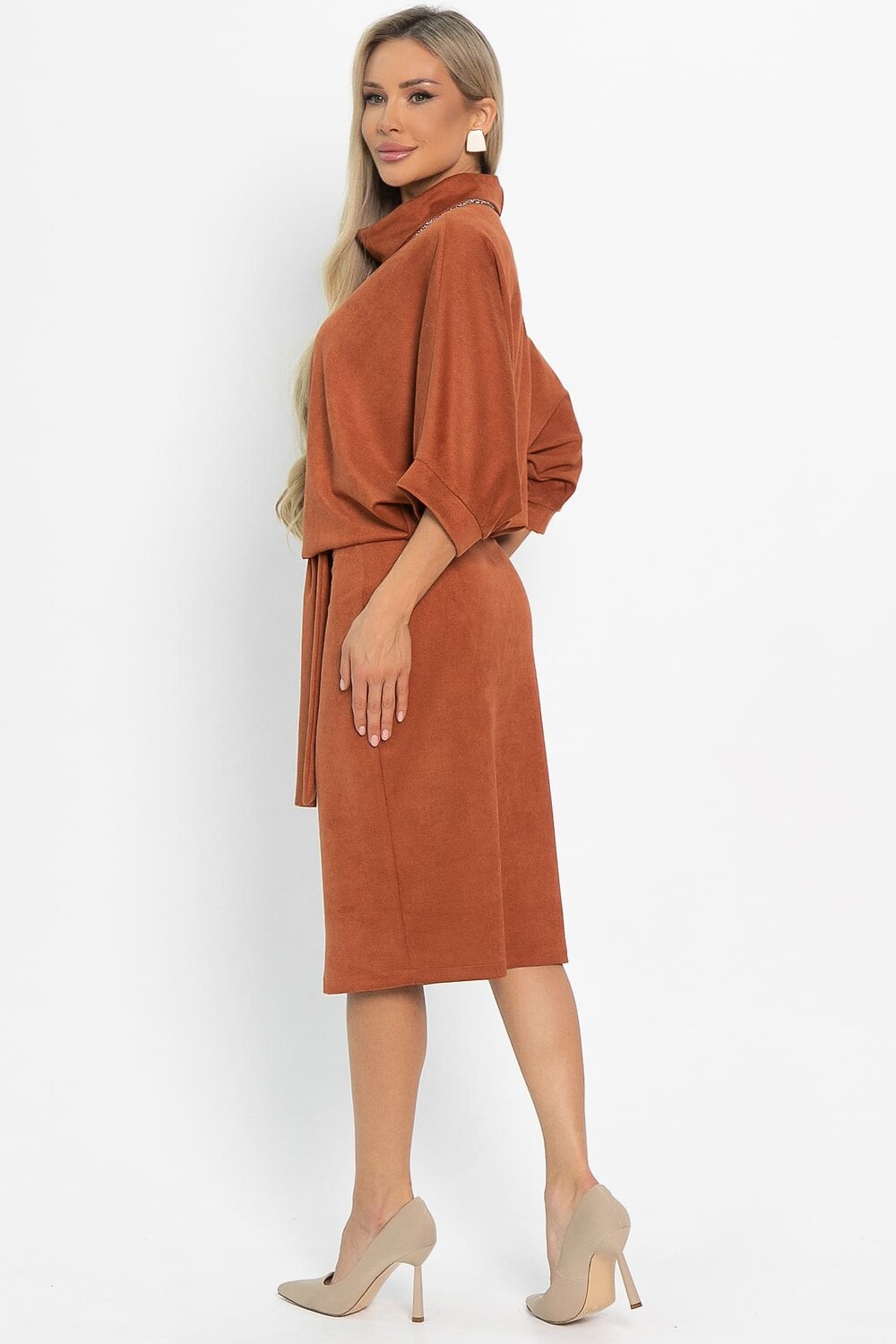 LT Collection Платье 572863 П14910-12М терракотовый