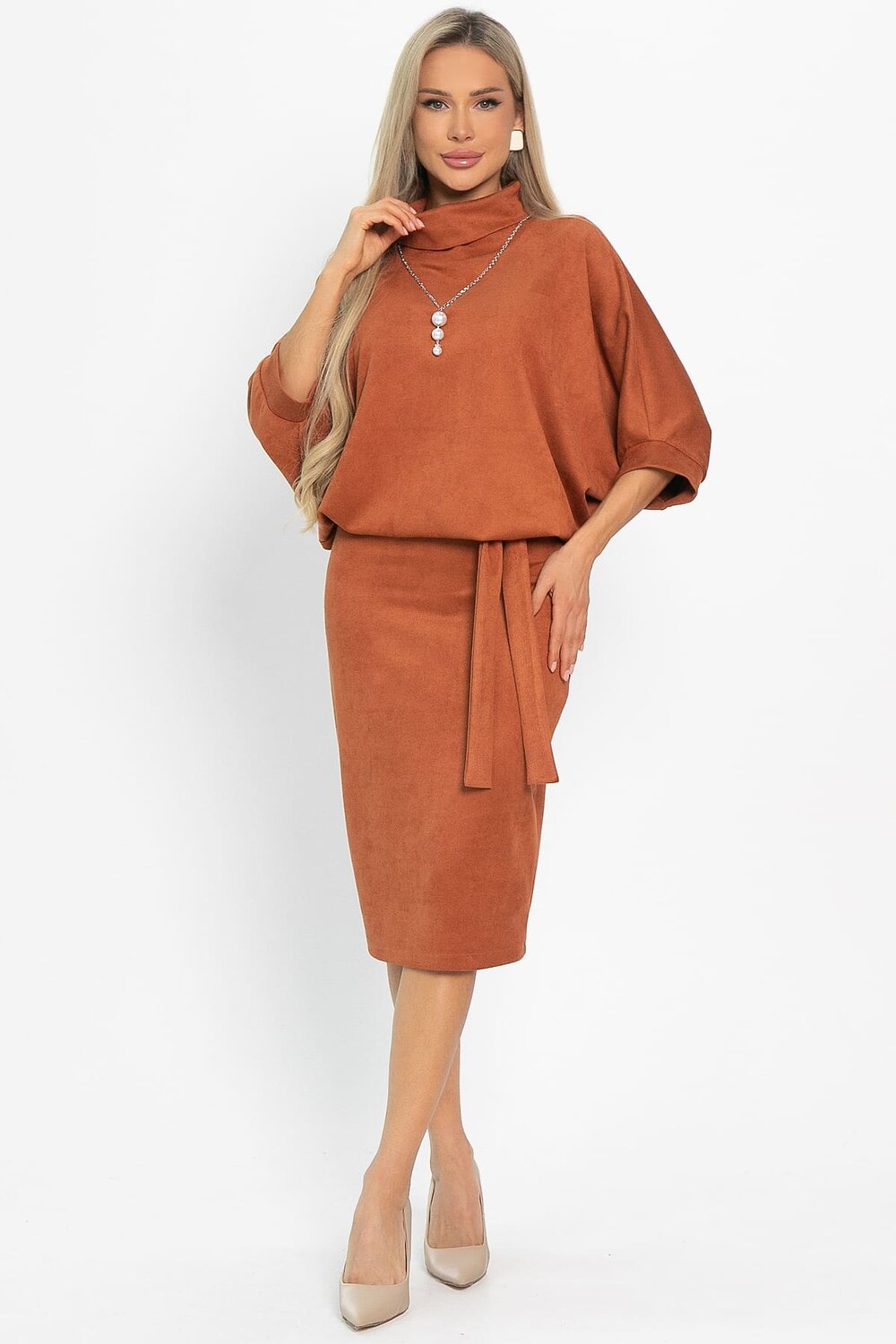 LT Collection Платье 572863 П14910-12М терракотовый