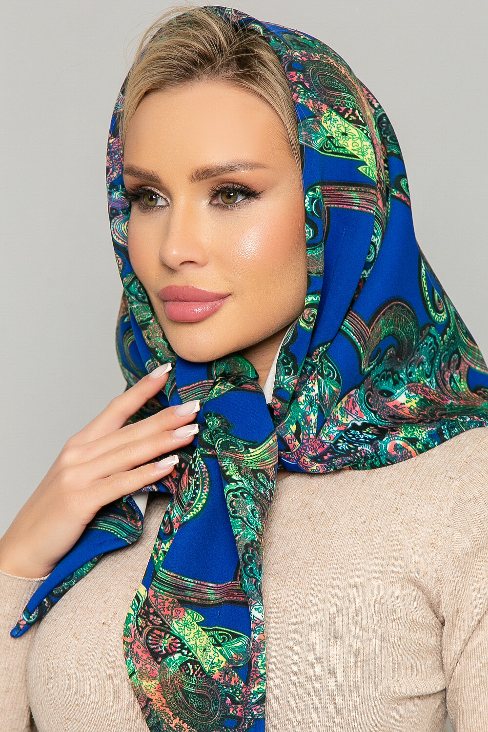 LT Collection Косынка 572865 КП27-23М синий