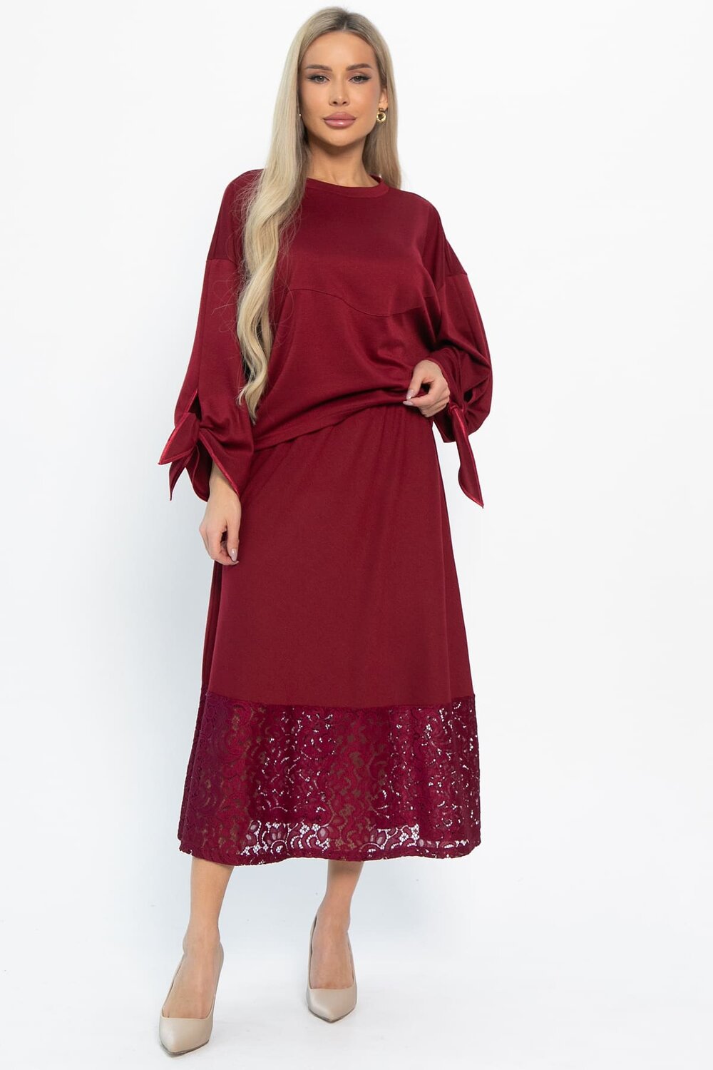 LT Collection Юбка 572867 Ю14912-10М бордовый