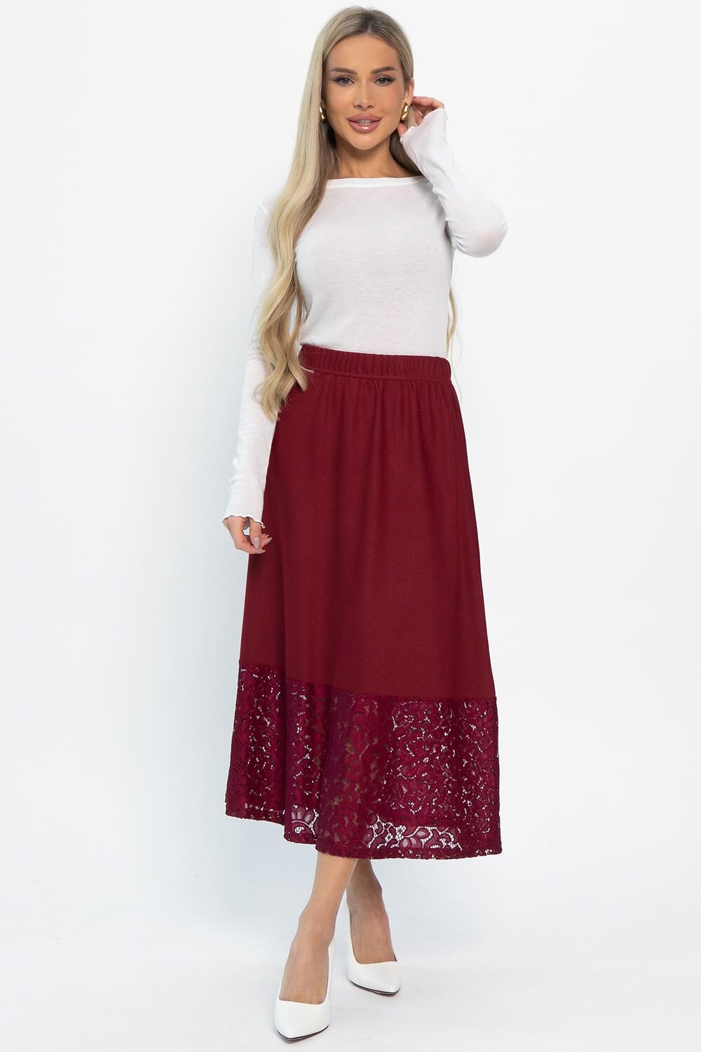 LT Collection Юбка 572867 Ю14912-10М бордовый