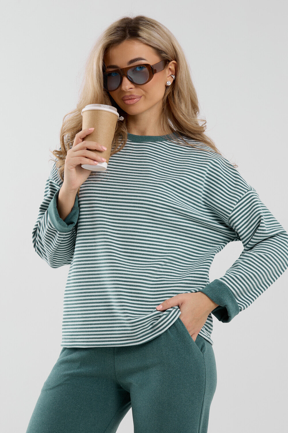 Натали Костюм 572912 53014 изумруд