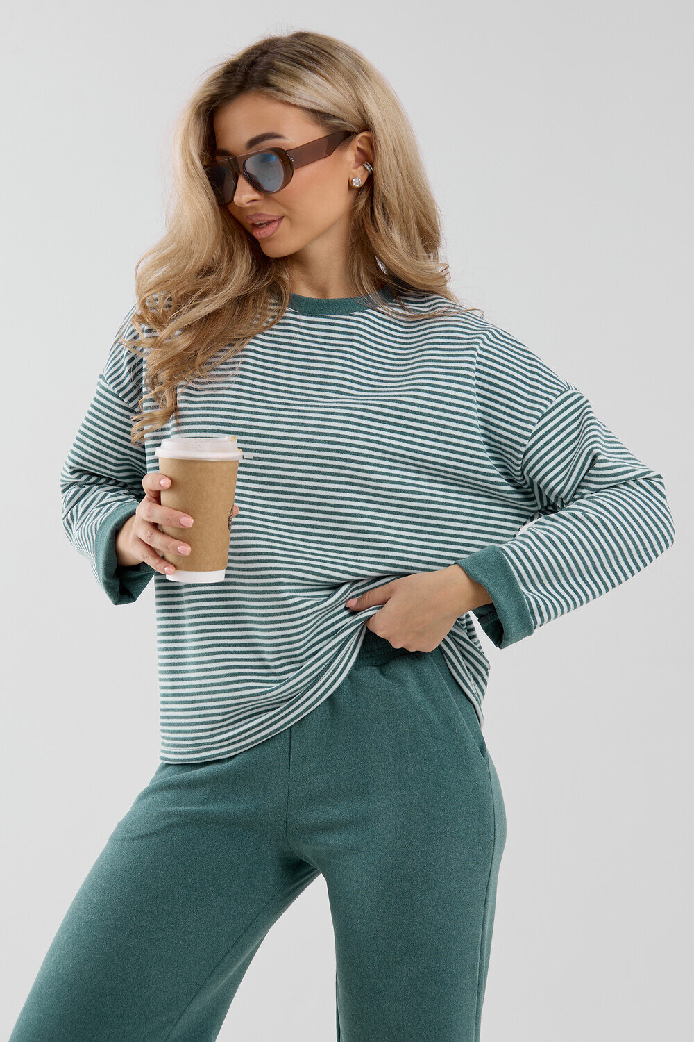 Натали Костюм 572912 53014 изумруд