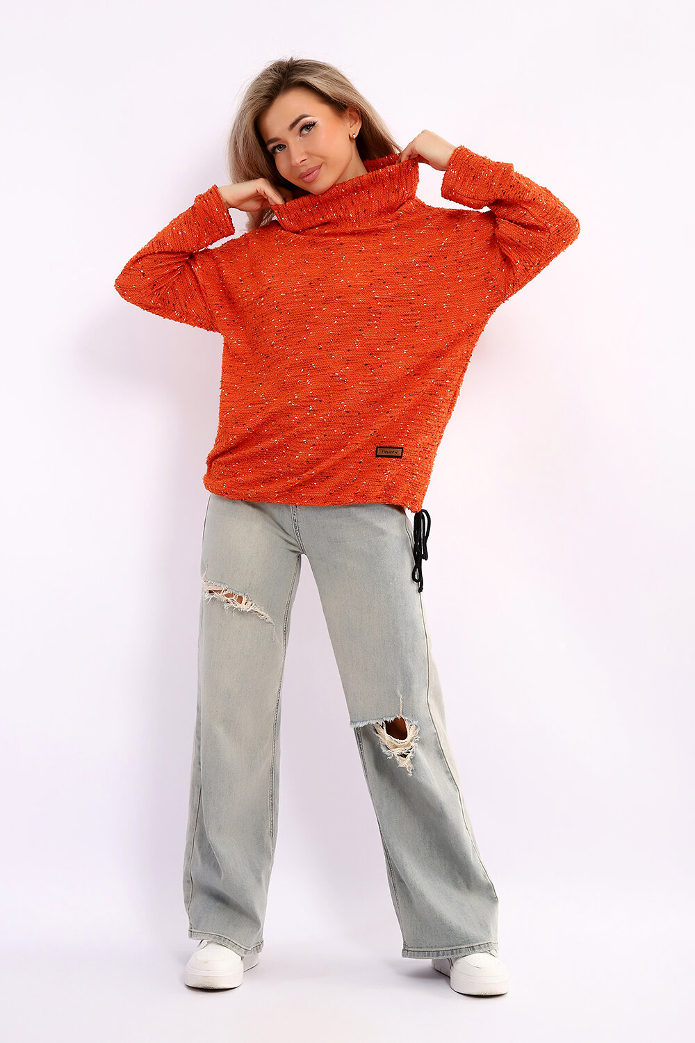 Натали Джемпер 572916 82084 оранжевый