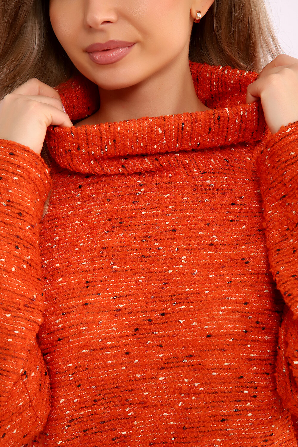 Натали Джемпер 572916 82084 оранжевый