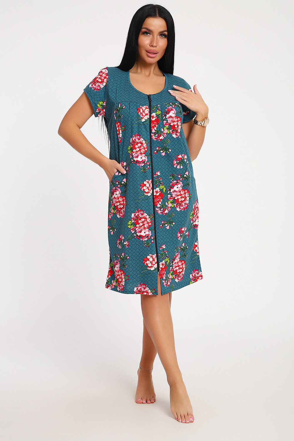 Натали Халат 572930 82077 цветы