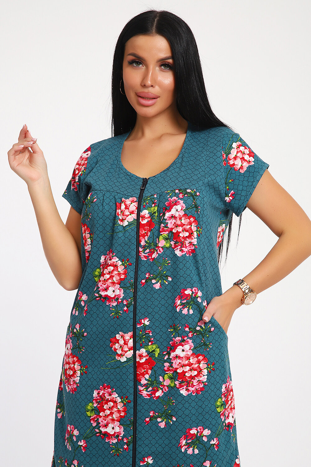 Натали Халат 572930 82077 цветы