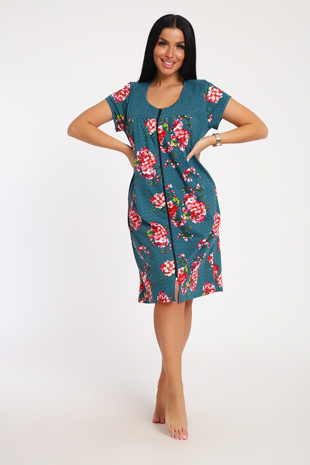 Натали Халат 572930 82077 цветы