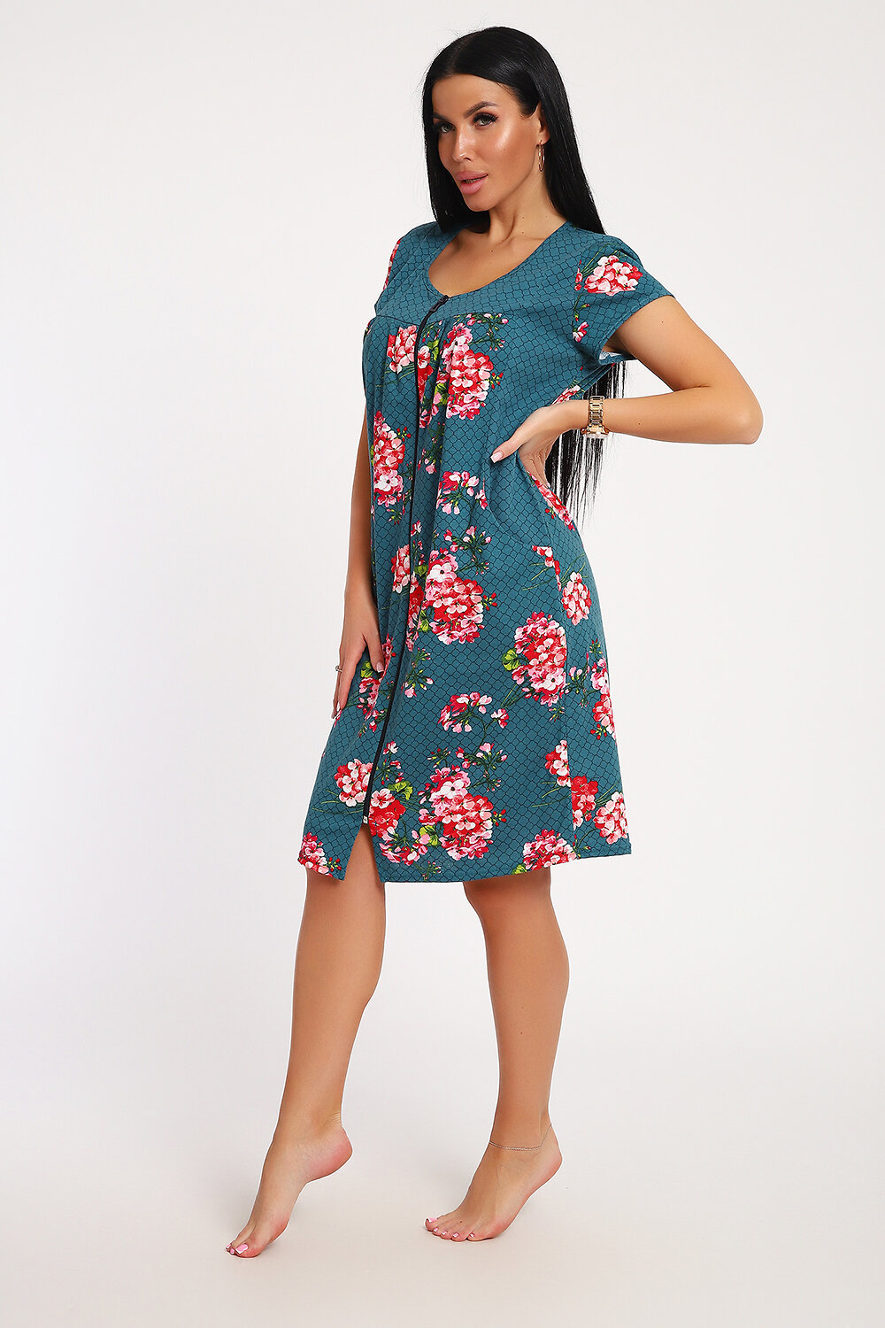 Натали Халат 572930 82077 цветы