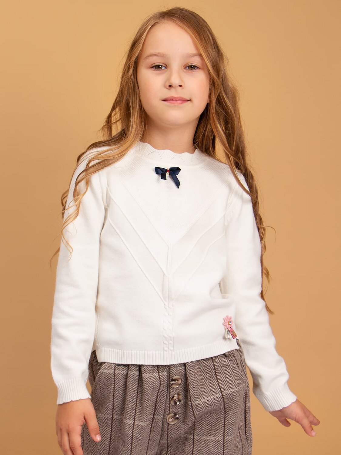 Соль&Перец Джемпер 572938 SP4289BR кремовый