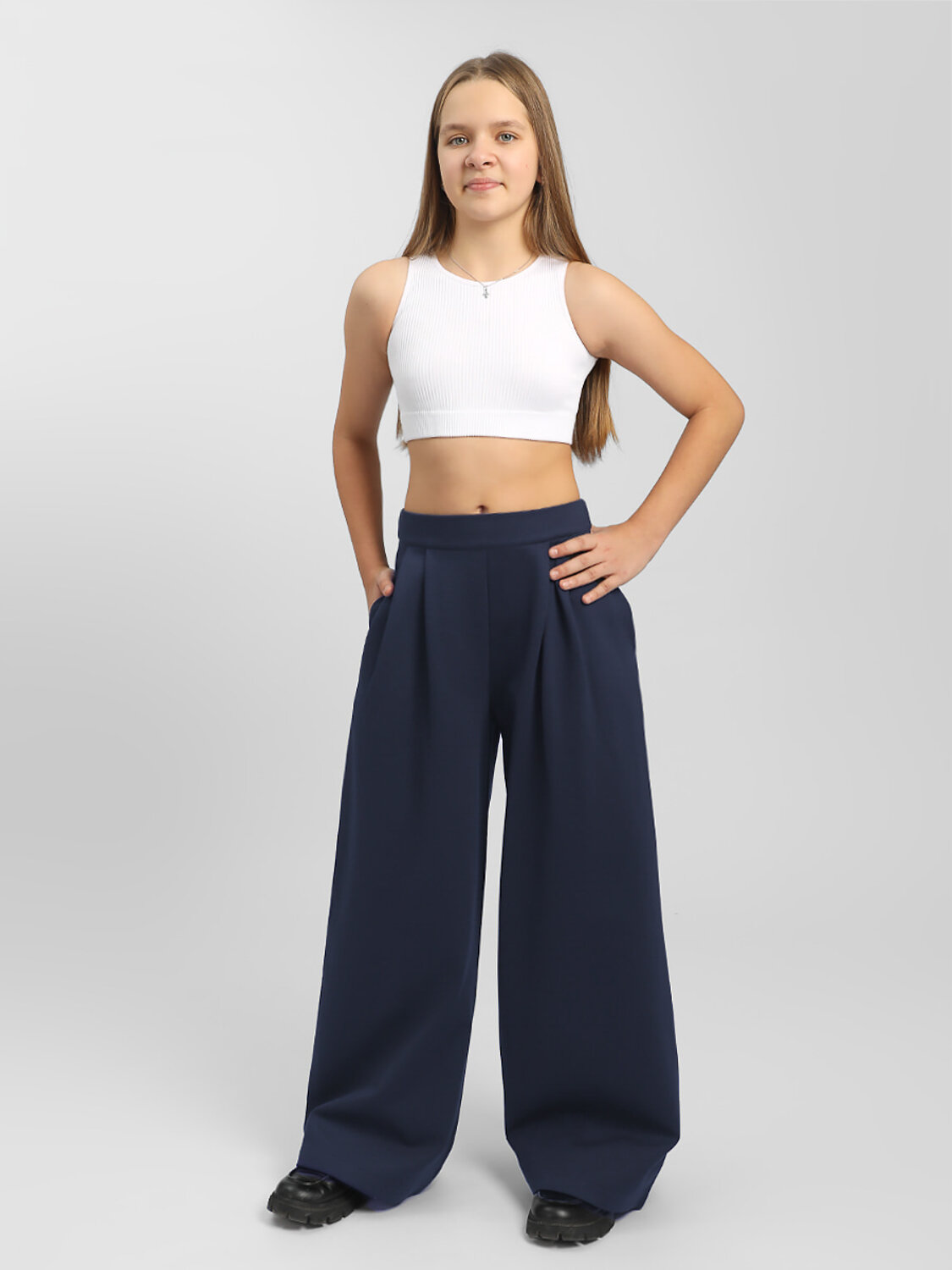 Соль&Перец Брюки 572951 SP0452AG темно-синий