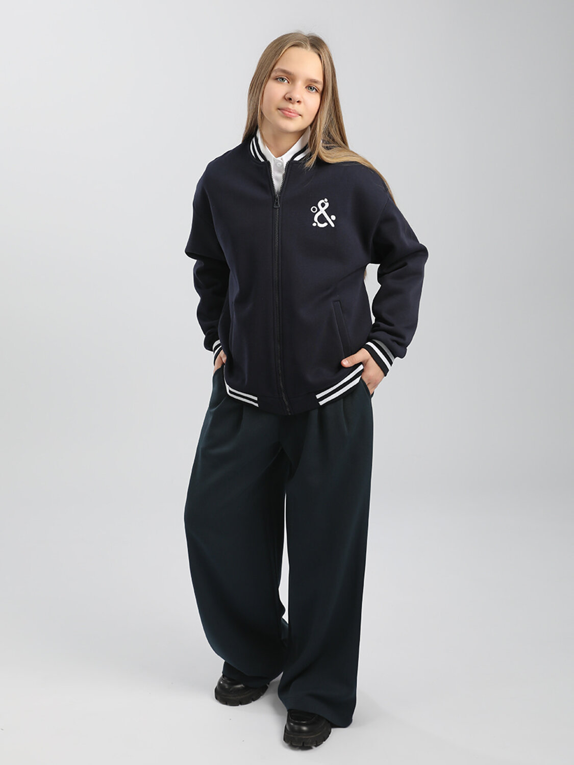 Соль&Перец Брюки 572953 SP0451AG темно-синий