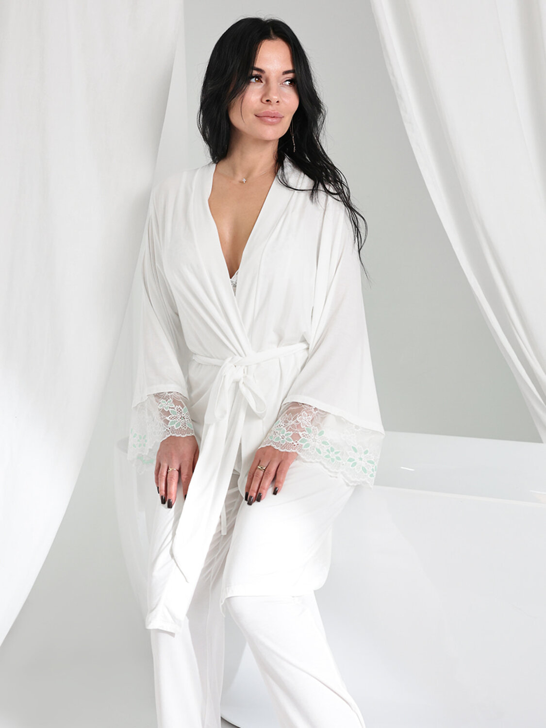 Соль&Перец Халат 572954 SP1608CH белый