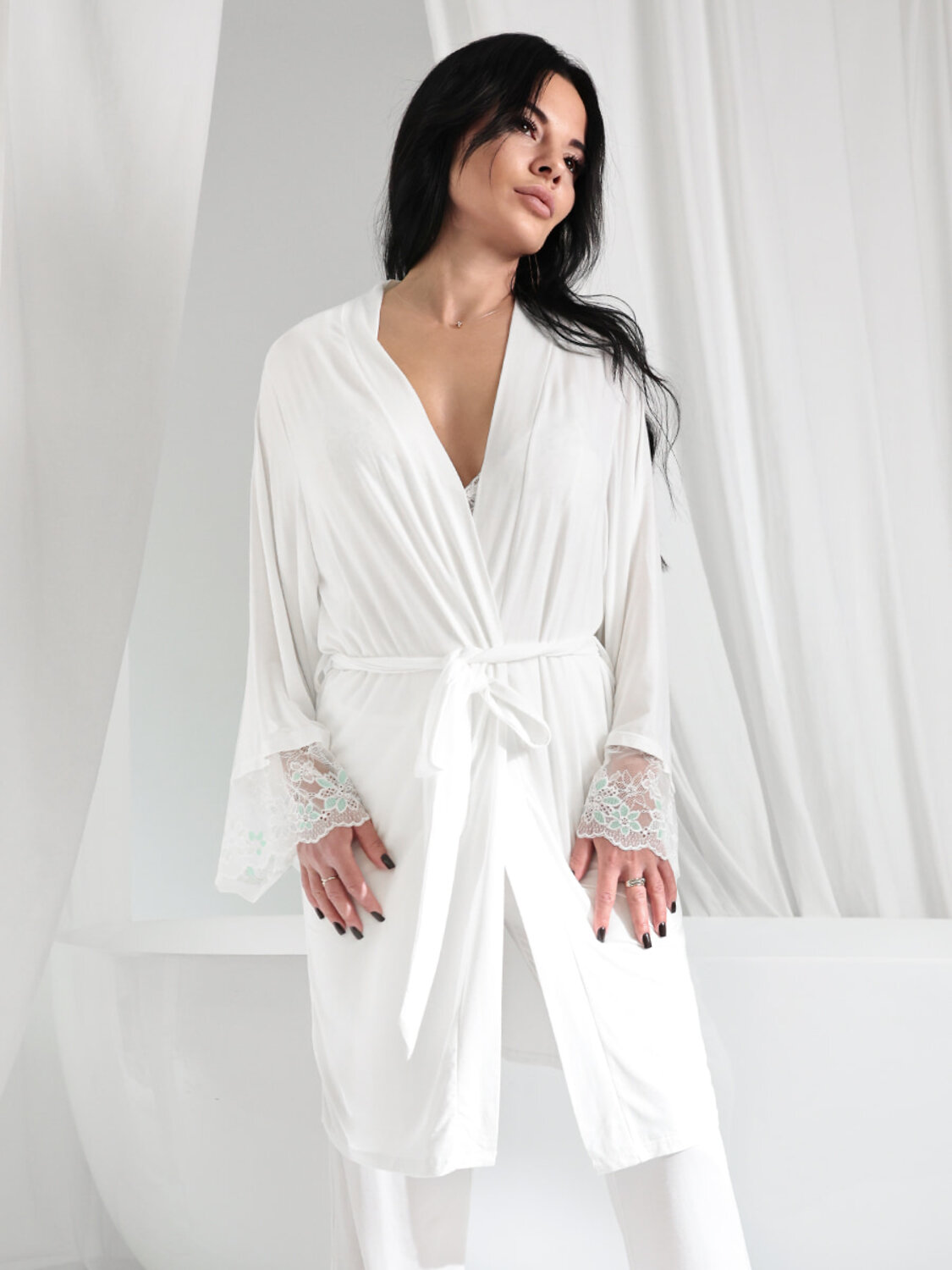 Соль&Перец Халат 572954 SP1608CH белый