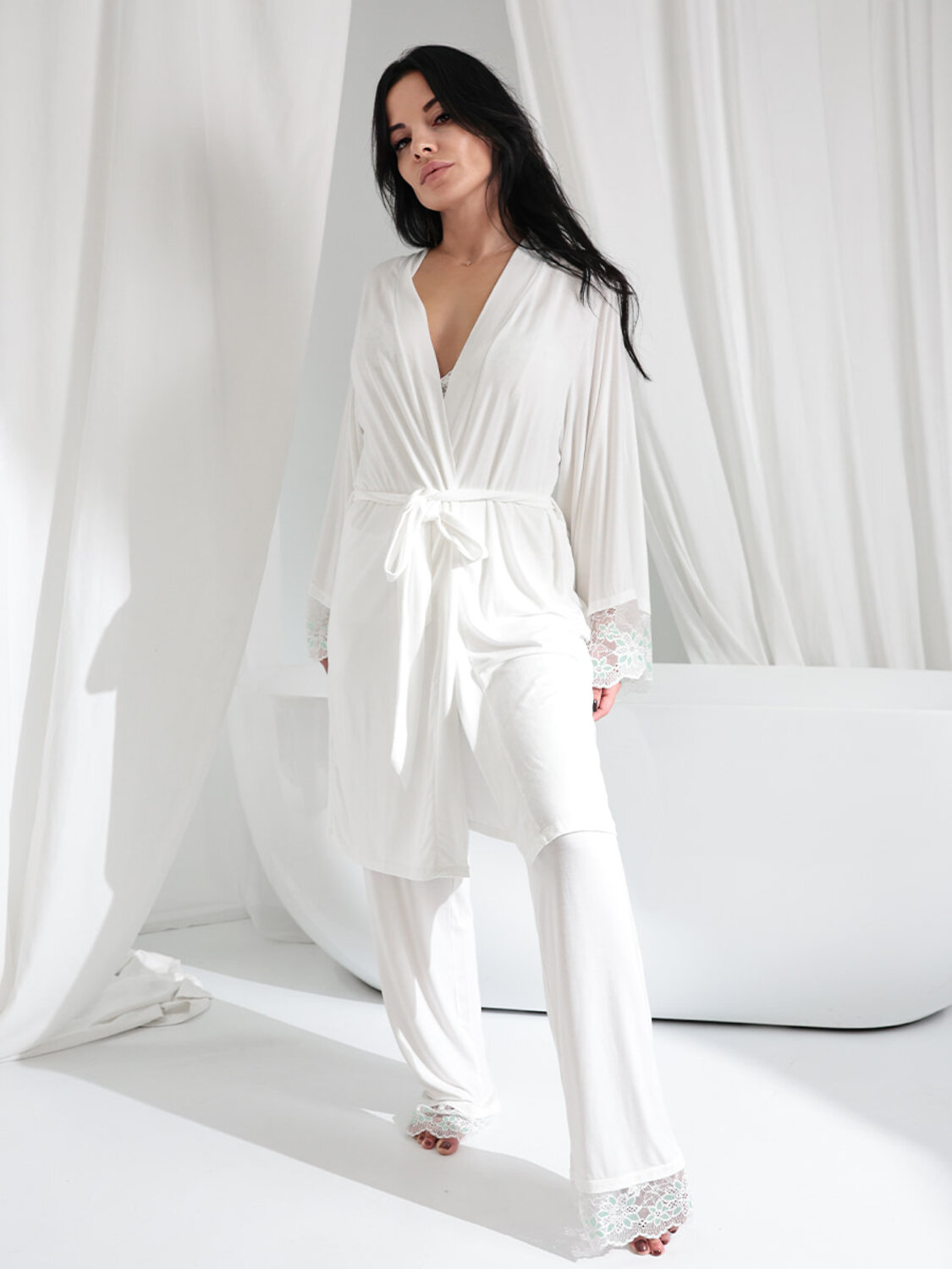 Соль&Перец Халат 572954 SP1608CH белый