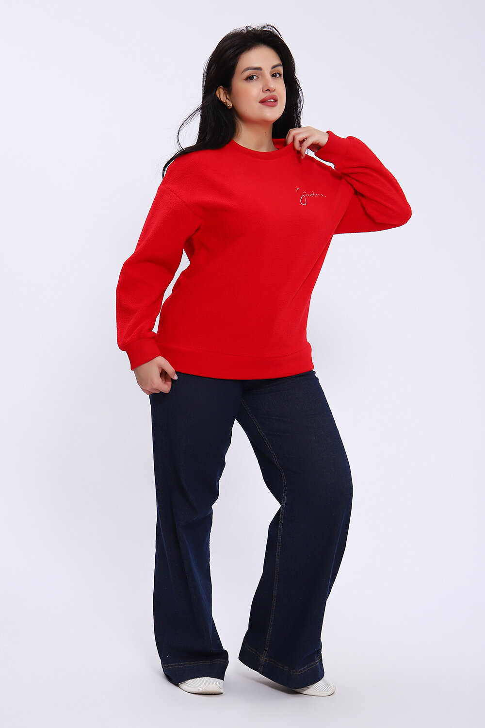 Натали Свитшот 572961 82067 красный коралл