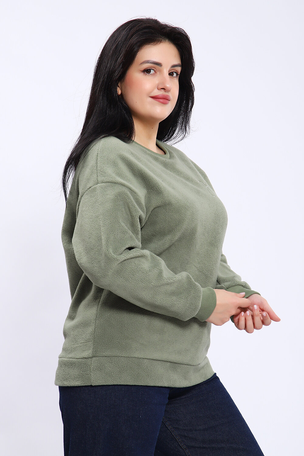 Натали Свитшот 572973 82067 оливковый