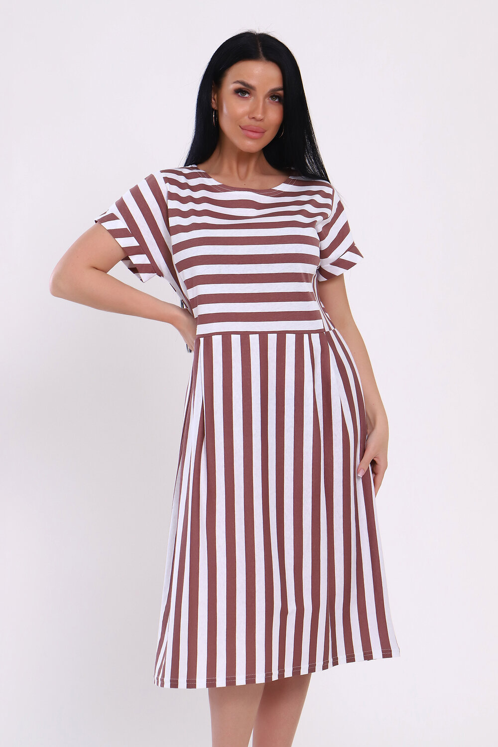 Натали Платье 573002 82054 пыльная роза