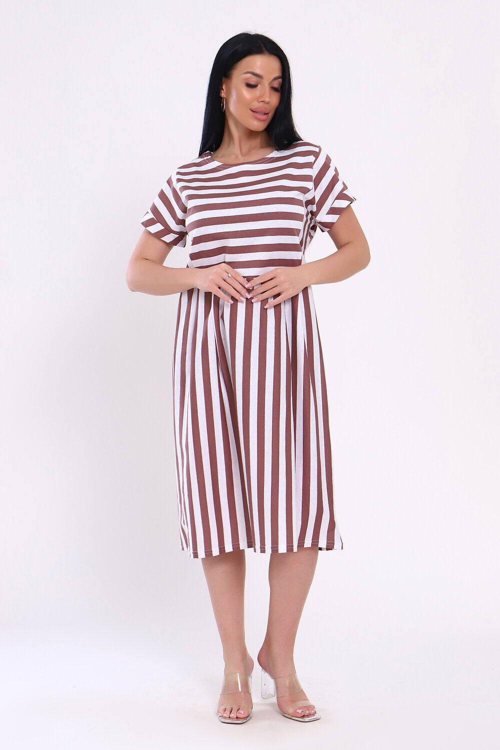 Натали Платье 573002 82054 пыльная роза