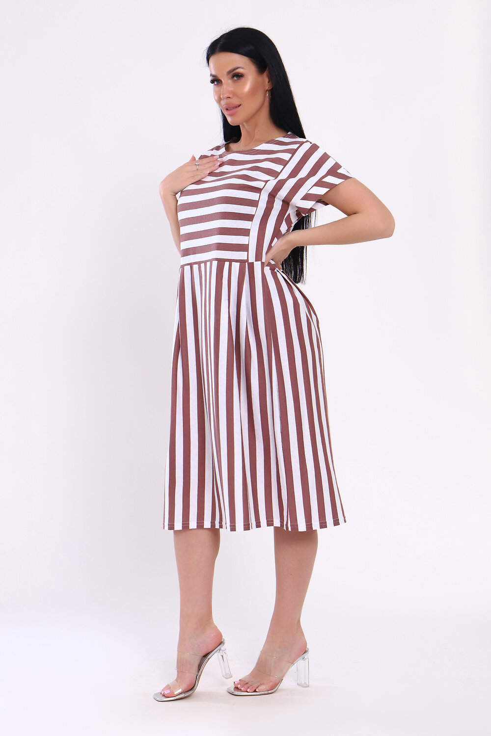 Натали Платье 573002 82054 пыльная роза