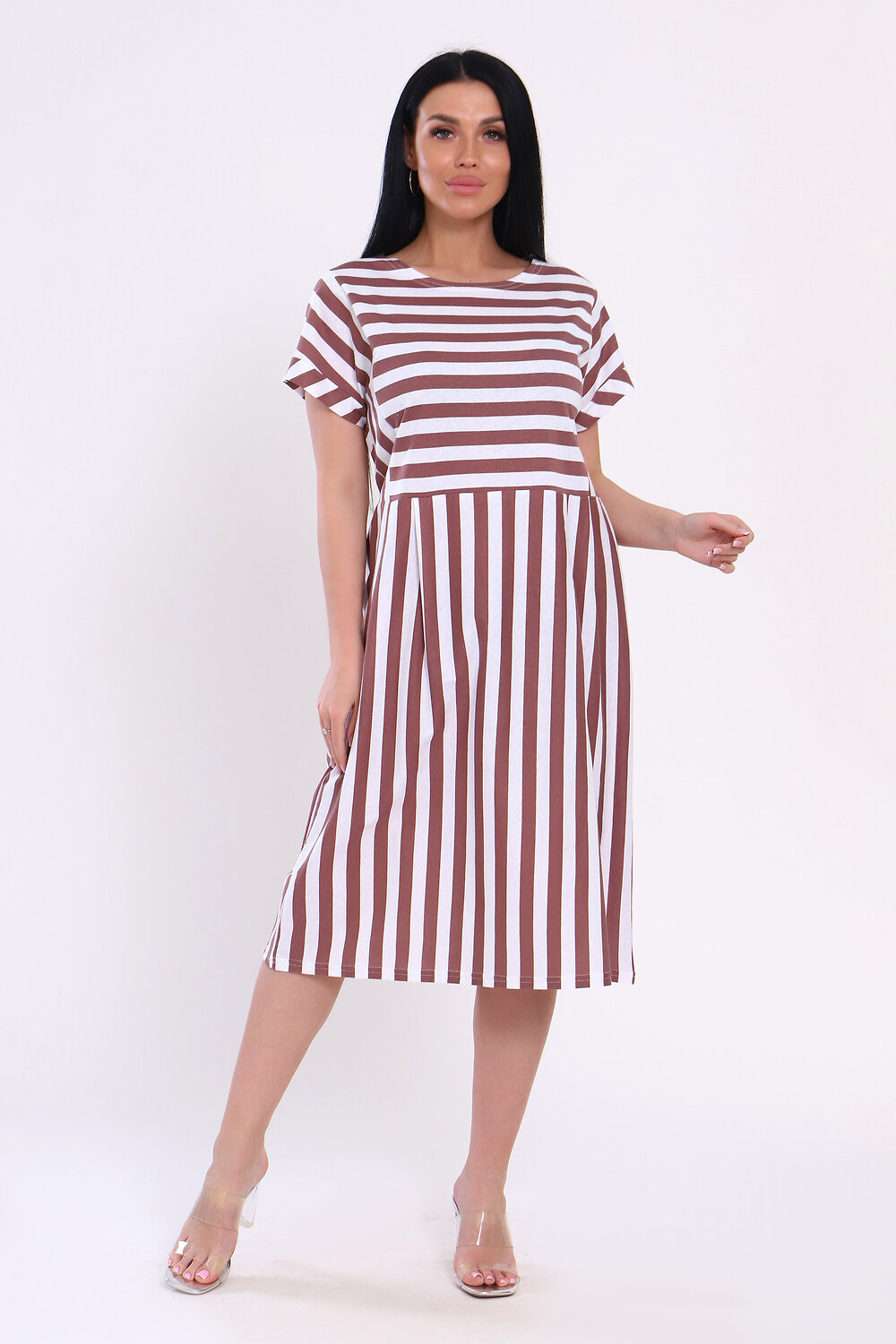 Натали Платье 573002 82054 пыльная роза