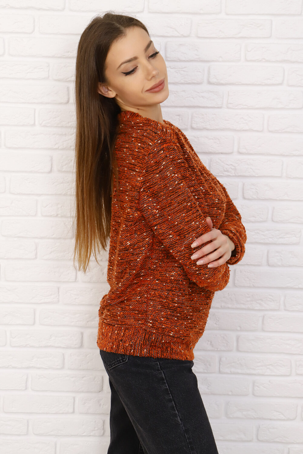 Натали Джемпер 573012 24806 терракотовый