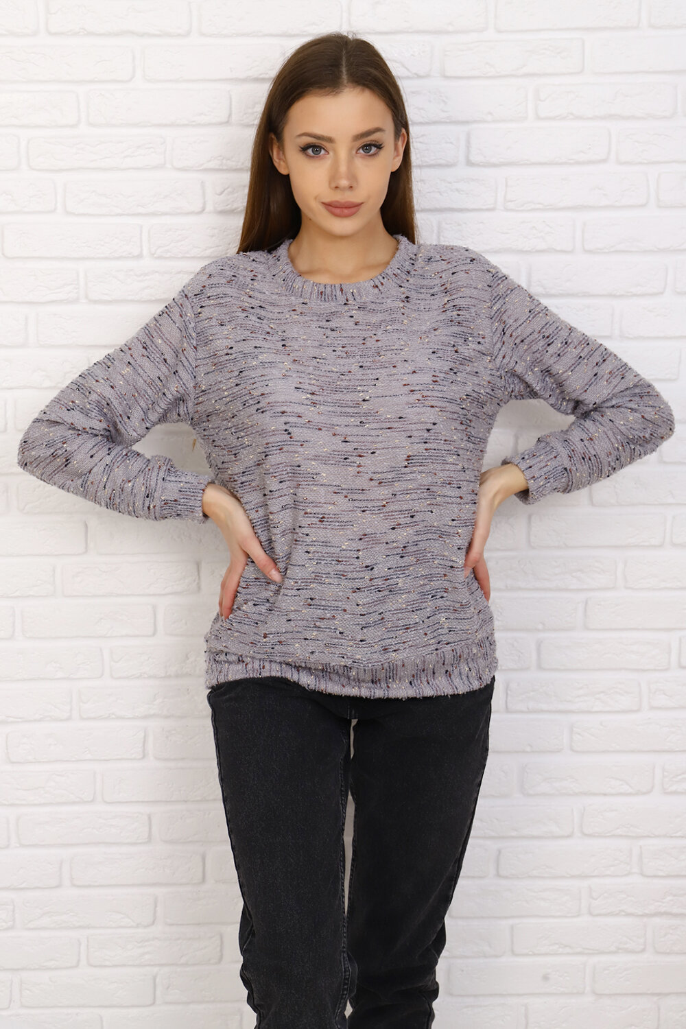 Натали Джемпер 573013 24806 серый