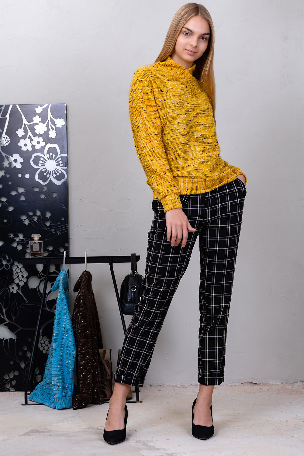 Натали Джемпер 573014 24805 горчичный