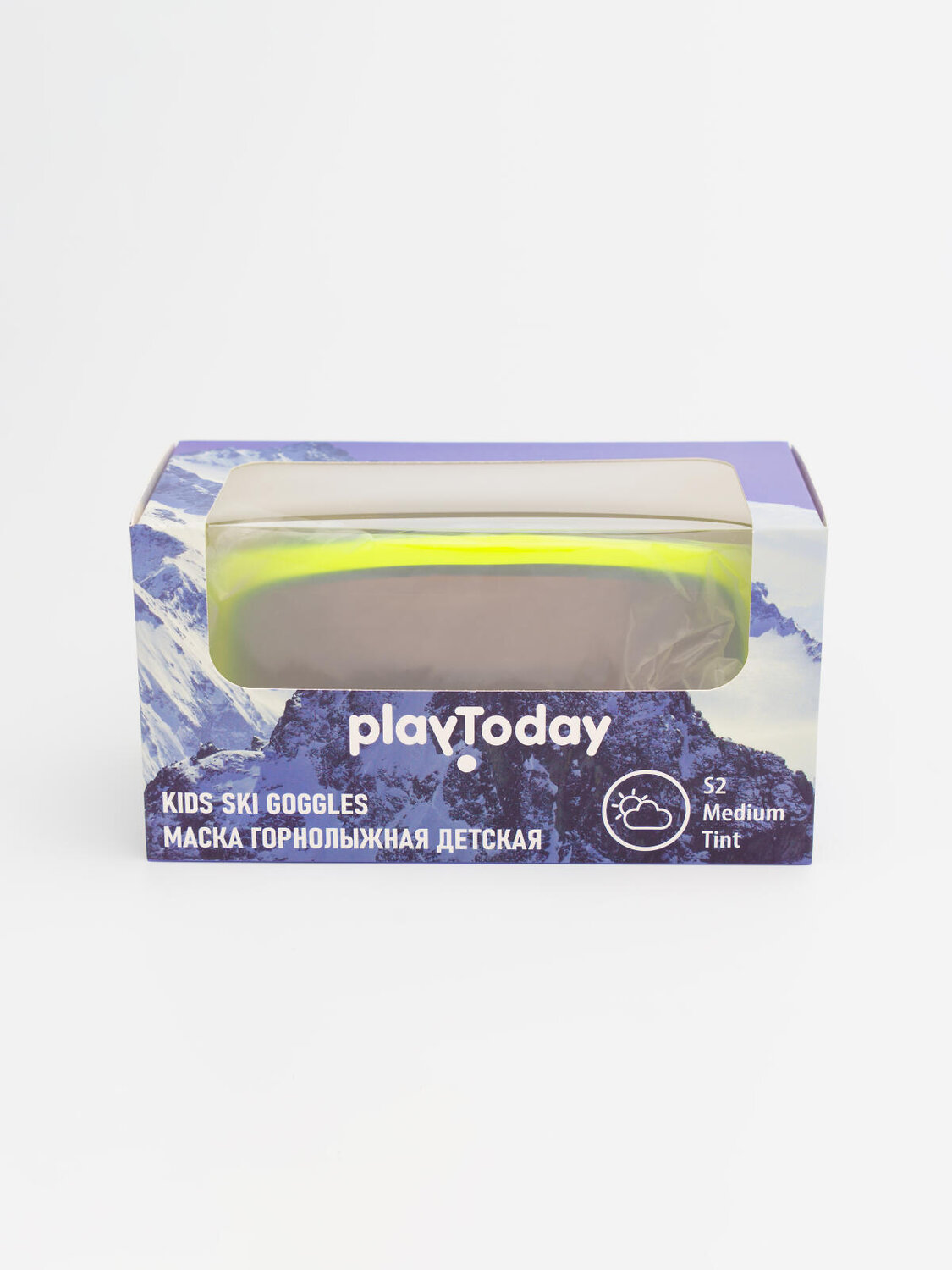 PLAYTODAY Маска горнолыжная 573044 32311462 жёлтый