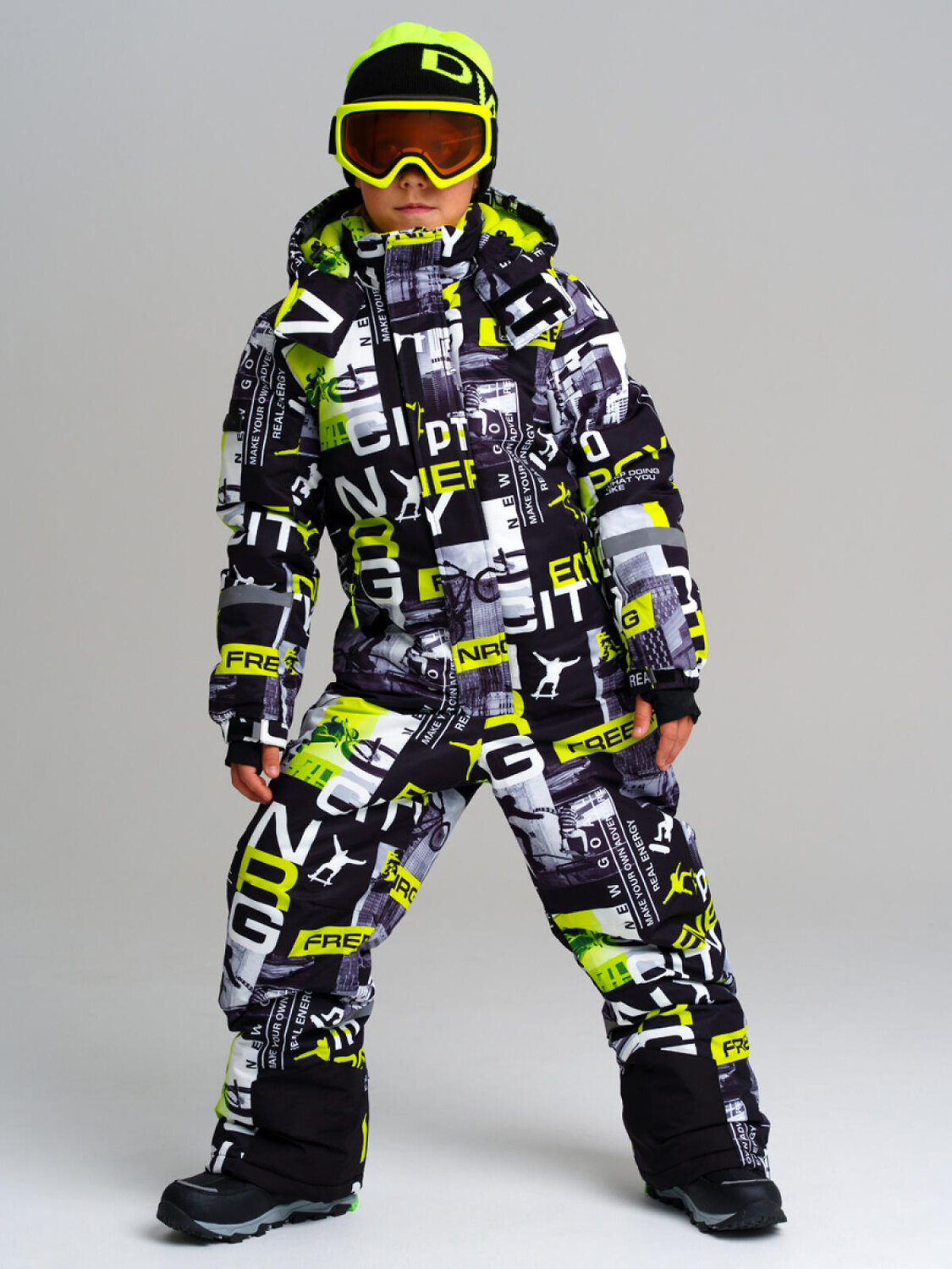 PLAYTODAY Маска горнолыжная 573044 32311462 жёлтый