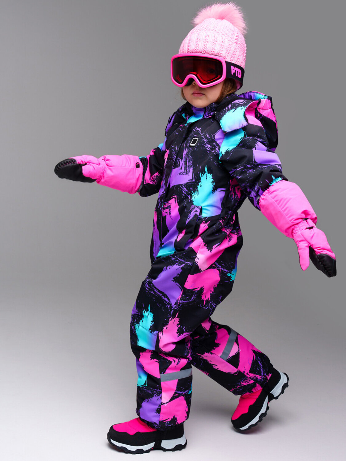 PLAYTODAY Маска горнолыжная 573045 32322288 фуксия