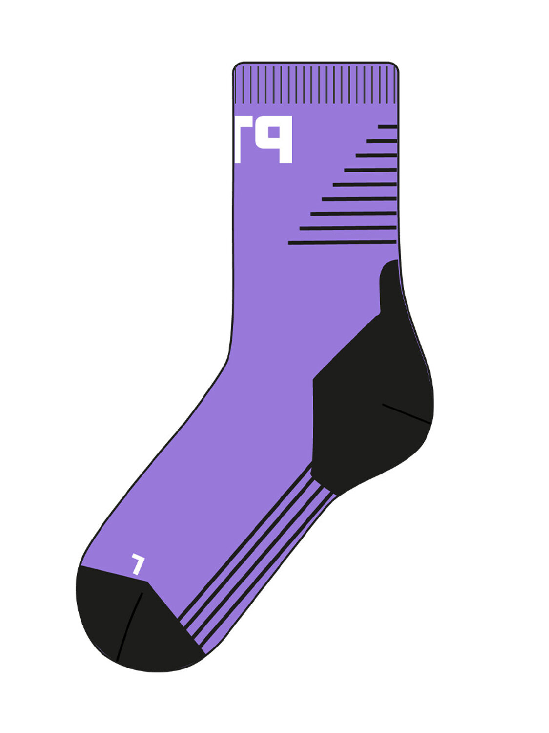 PLAYTODAY Носки 573065 32422339 фиолетовый,черный