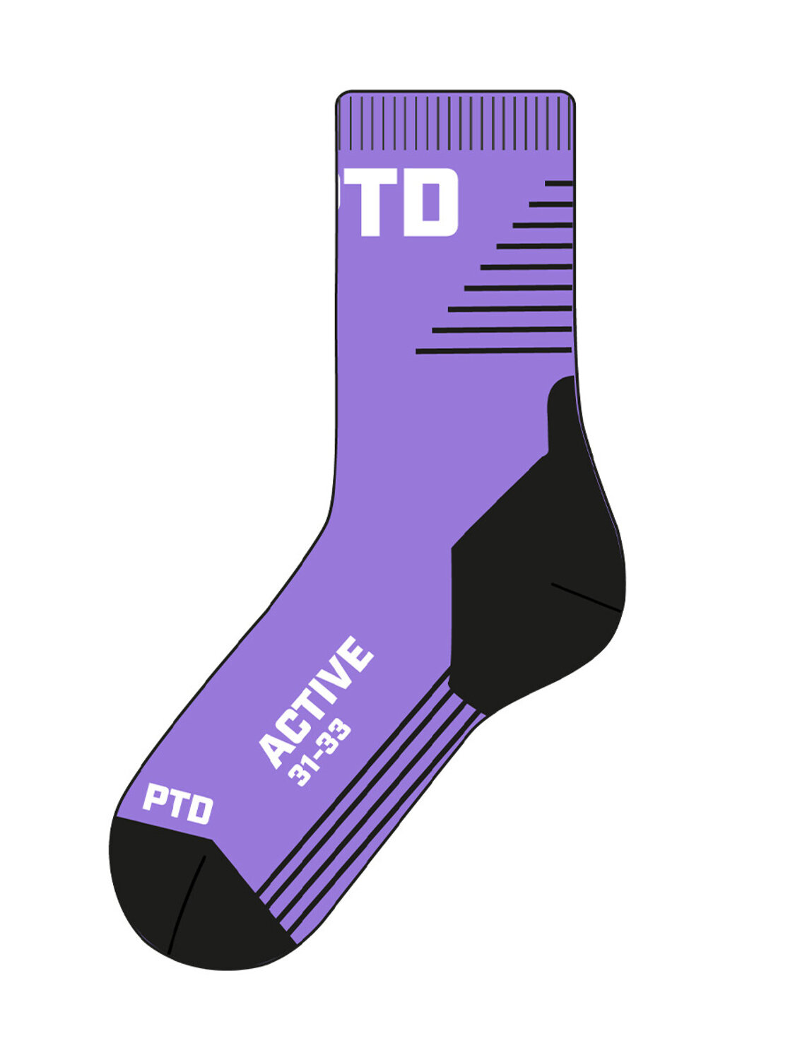 PLAYTODAY Носки 573065 32422339 фиолетовый,черный