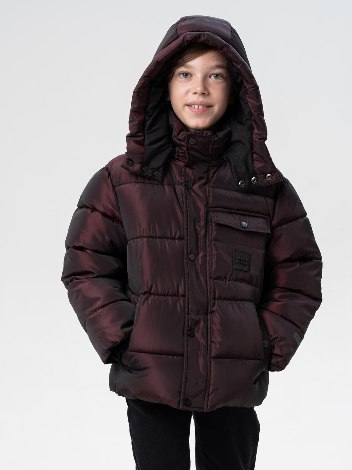 PLAYTODAY Куртка 573078 32511428 бордовый