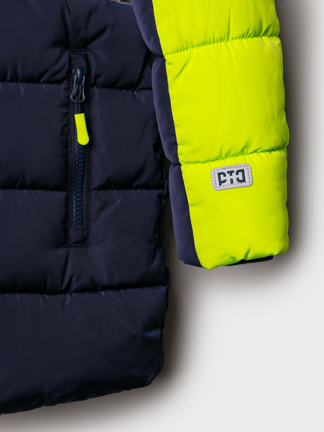 PLAYTODAY Пальто 573079 32512223 тёмно-синий,светло-зеленый,белый