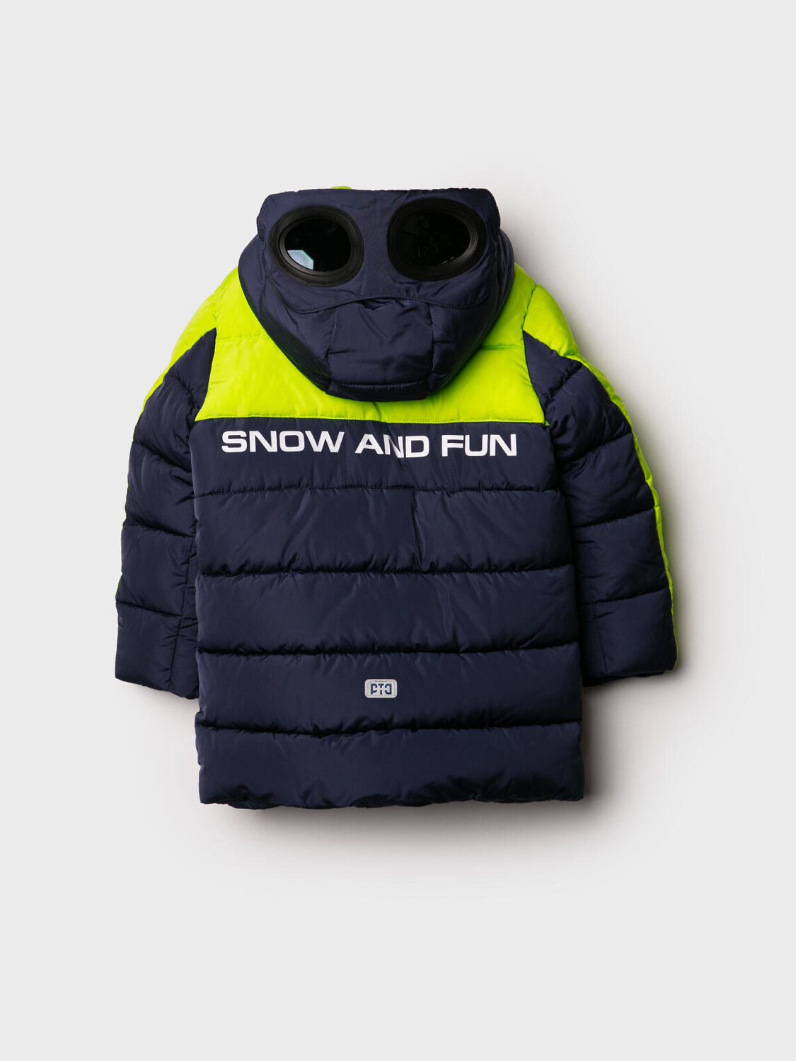 PLAYTODAY Пальто 573079 32512223 тёмно-синий,светло-зеленый,белый