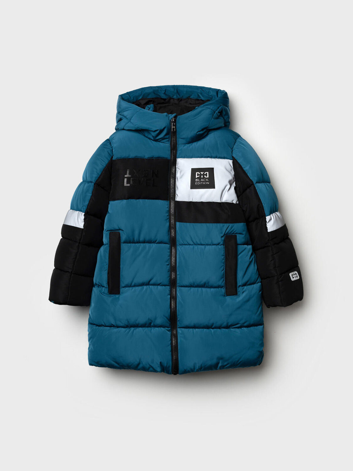 PLAYTODAY Пальто 573080 32512275 тёмно-синий,черный