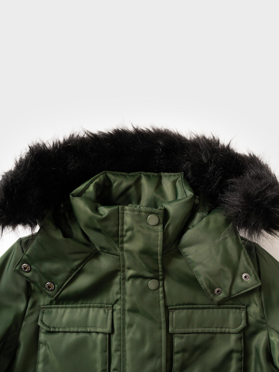 PLAYTODAY Пальто 573088 32521103 темно-зеленый