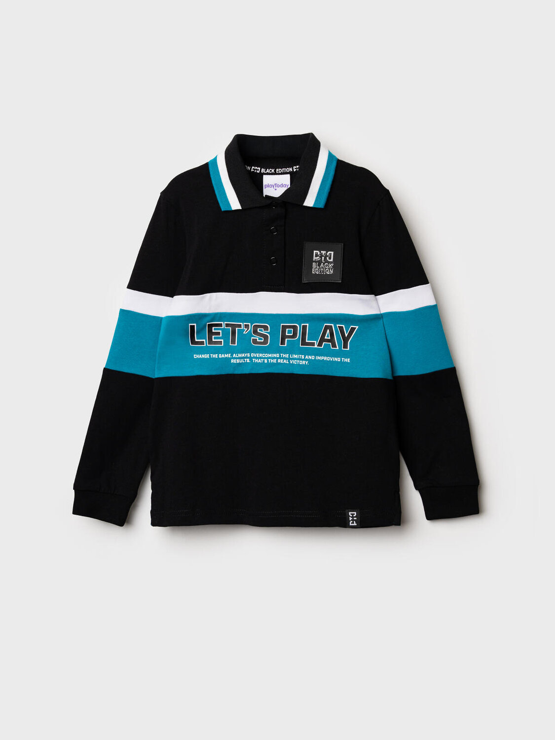 PLAYTODAY Джемпер 573090 32512300 белый,черный,бирюзовый