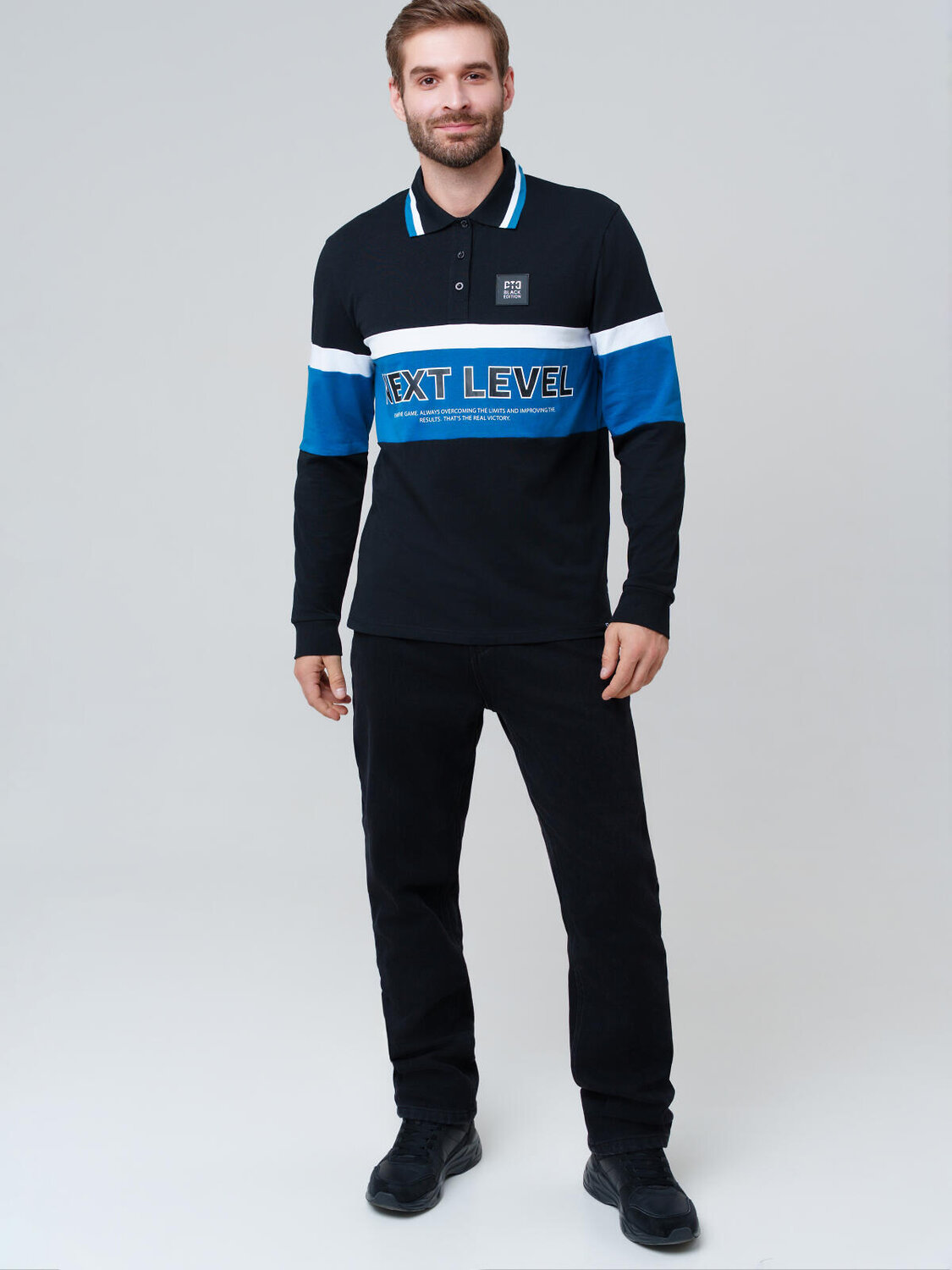 PLAYTODAY Джемпер 573092 32556064 черный,тёмно-синий