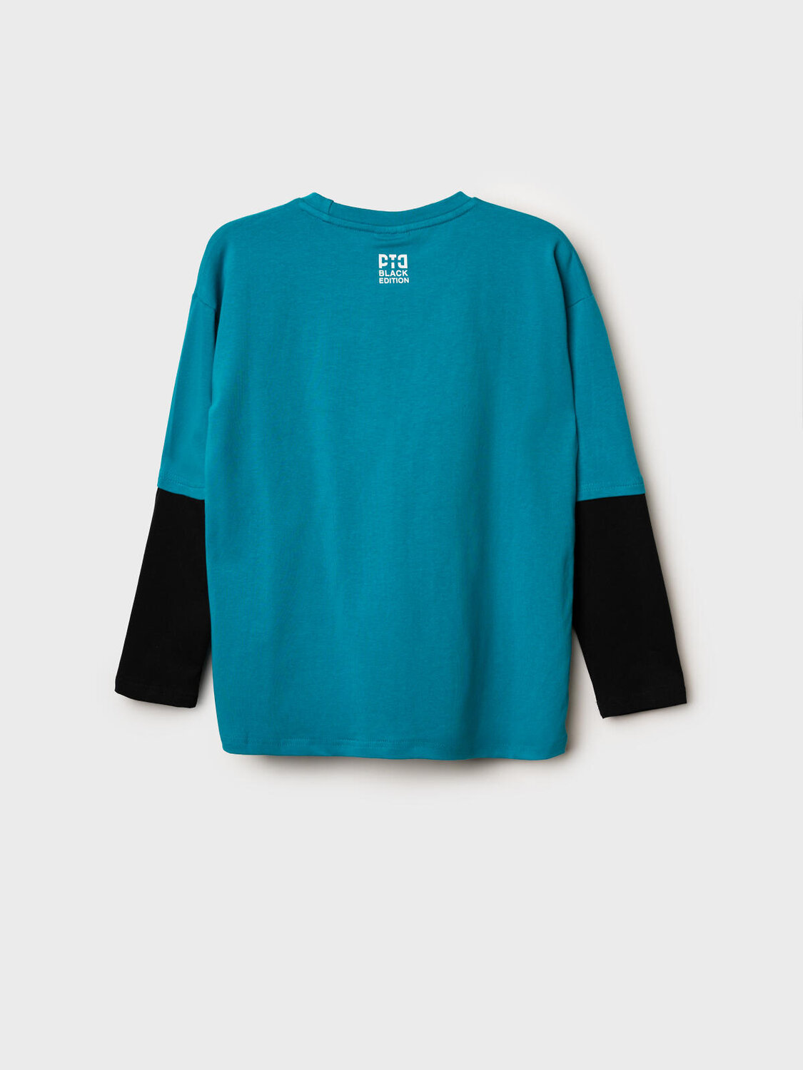 PLAYTODAY Фуфайка 573093 32511460 черный,бирюзовый