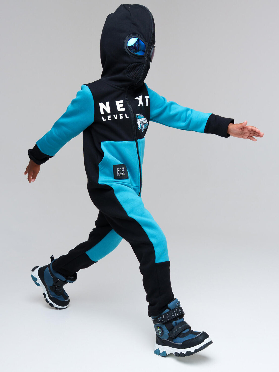 PLAYTODAY Комбинезон 573094 32512294 черный,бирюзовый