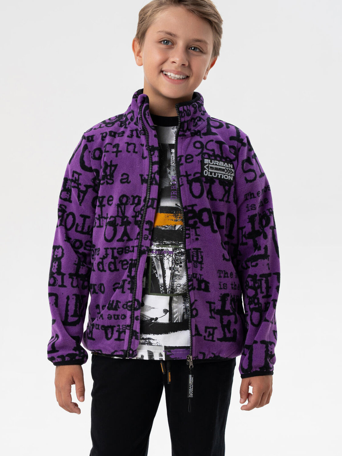 PLAYTODAY Куртка 573111 32511225 фиолетовый,черный