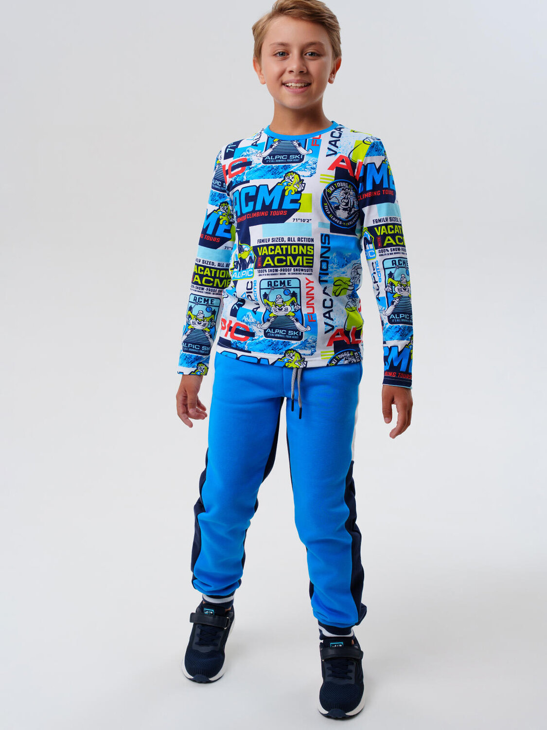 PLAYTODAY Фуфайка 573132 32531013 голубой