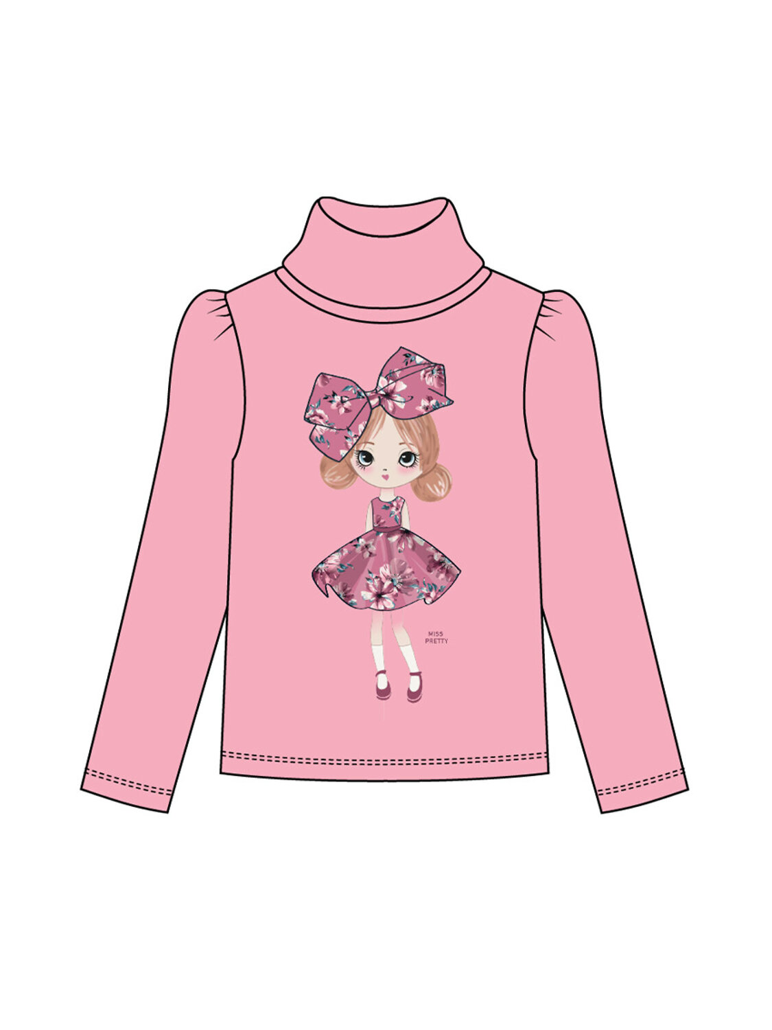 PLAYTODAY Водолазка 573146 32522182 розовый