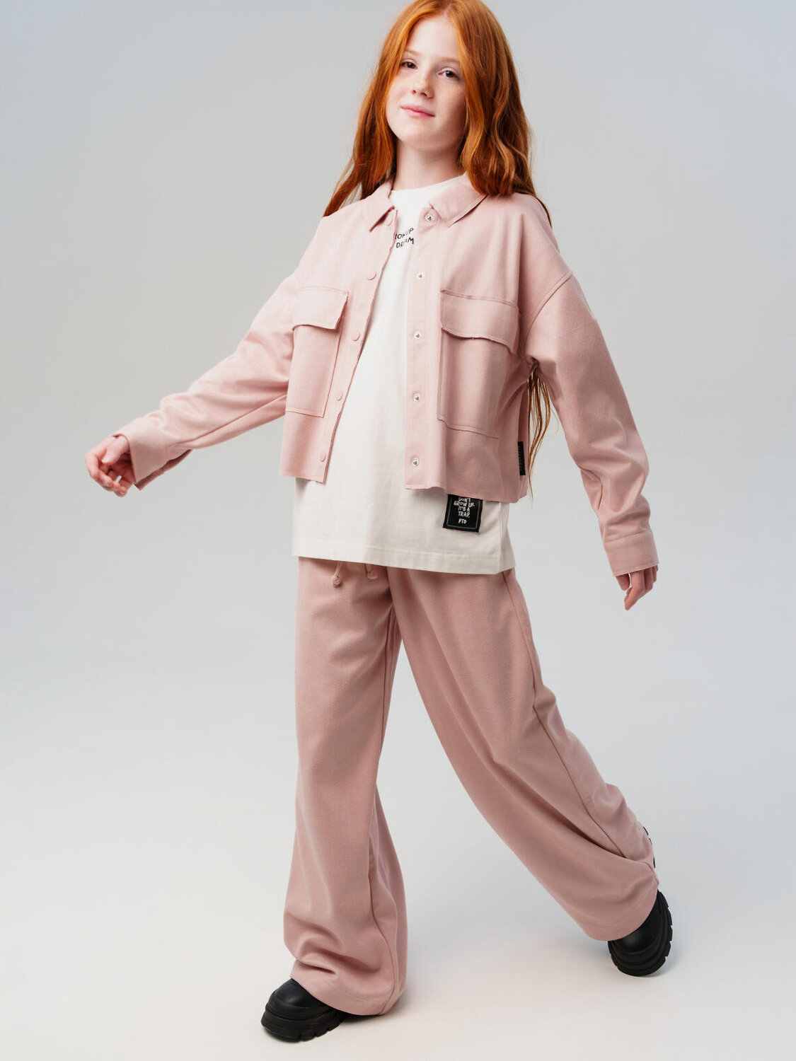 PLAYTODAY Брюки 573153 32521068 светло-розовый