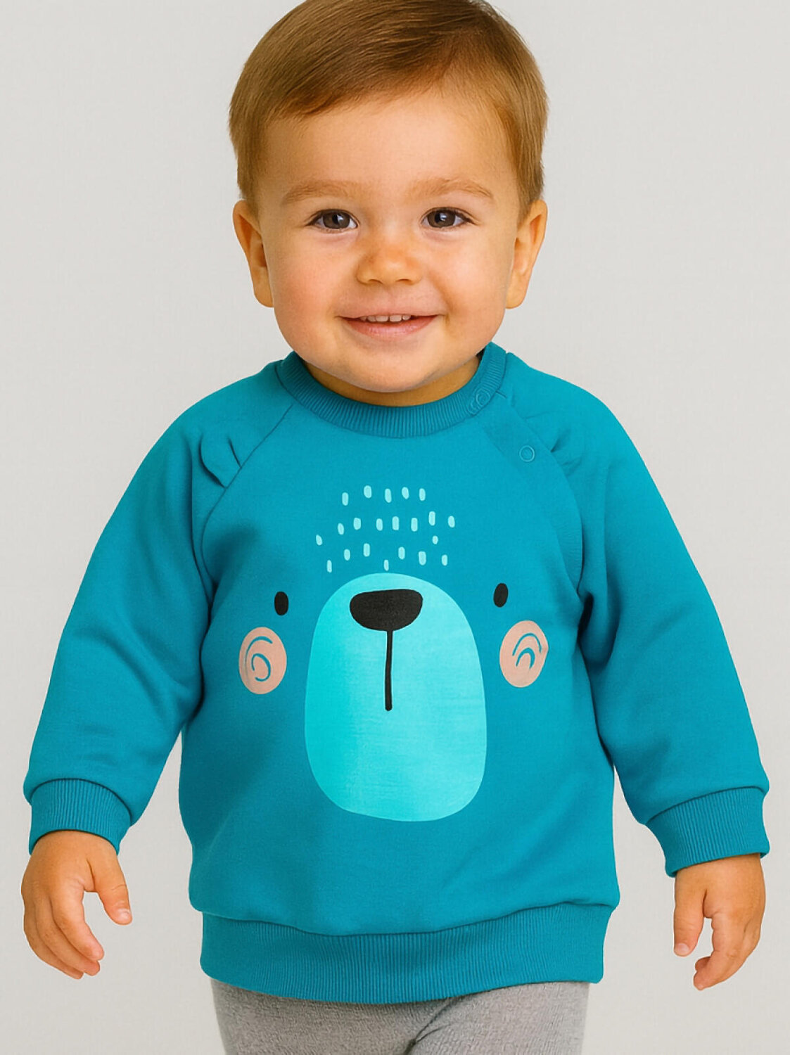 PLAYTODAY Толстовка 573167 32513051 бирюзовый