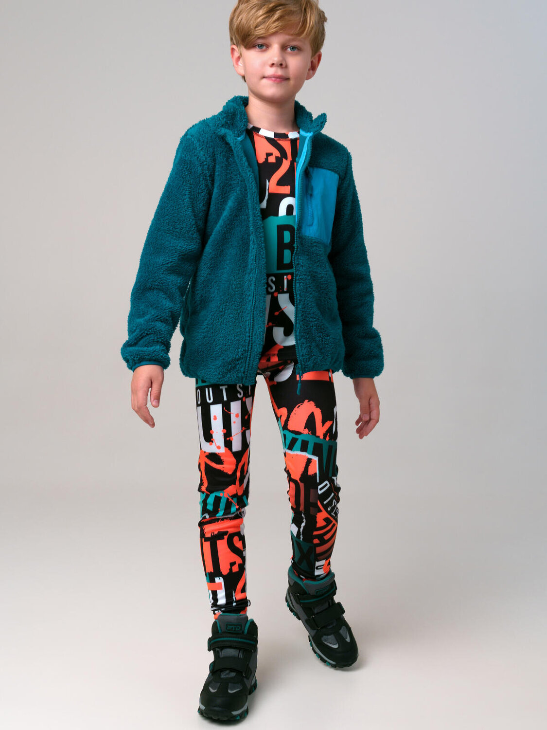 PLAYTODAY Куртка 573176 32511317 тёмно-синий,бирюзовый